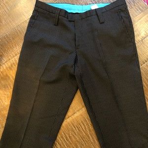 J. Lindegerg Black Pinstripe vintage pants